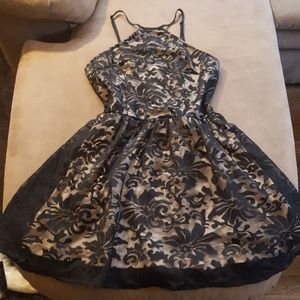Tobi black lace dress